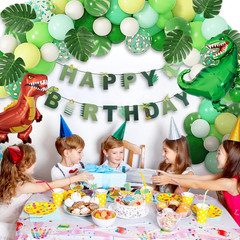 Dinosaur Birthday Party Decorations Supplies, Dinosaur Balloons Arch Garland Kit