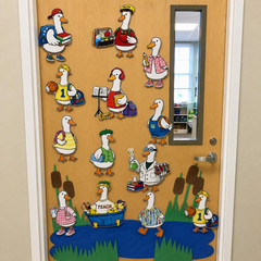 48 Pcs Silly Goose Cutouts Classroom Decorations Silly Goose Bulletin Board Deco