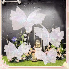 4 Pcs Large White Butterfly Decorations Mariposas Grandes Para Decoracion Big Bu