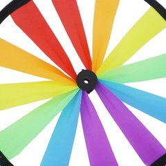 Plastic+Cloth Material Vibrant Colors 50x90cm Size Includes 1 Windmill