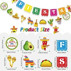 Fiesta Banner Cinco De Mayo Banner Mexican Party Supplies Cinco De Mayo Garla…