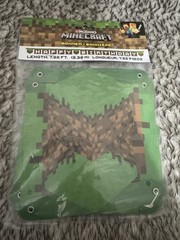 Minecraft Happy Birthday Jointed Banner 7.82 Feet Long
