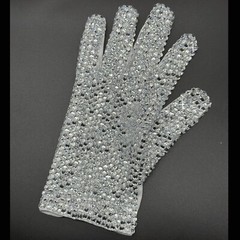 King Style Michael Crystal Handmade Crystals Sew Glove Collection Impersonator