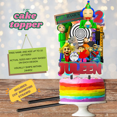 Baldis Basics Tablewave Party Supplies happy birthday centerpiece decoration