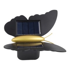 Solar Wall Light IP65 Waterproof Butterfly Design for Balcony Corridor Entrance