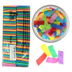 Biodegradable Confetti 1 lb Multicolor 2″ x 3/4″ Rectangular for Cannons