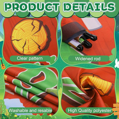 4 Pcs Camping Themed Party Decorations Welcome Campers Door Banner Camping Porch