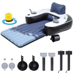 ShinyRelief Motorized Pool Float for Adults, Inflatable Pool Lounger..