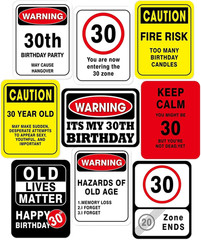 WERNNSAI 30Th Birthday Decorations – 9 PCS 30 Birthday Decor for Adults 30 Years
