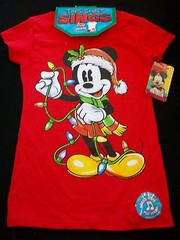 Disney Junior Mickey Mouse Jingle Bells Musical Singing Tshirt Size Large Video