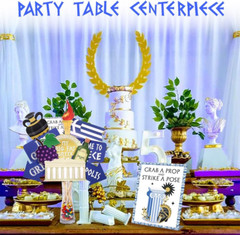 Greek Photo Booth Props, 29Pcs Ancient Greek Party Decorations, Ancient Greece