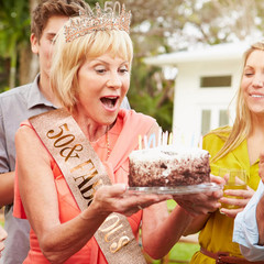 50Th Birthday Decorations – 50 & Fabulous Birthday Crown & Sash Set, Rose Gold