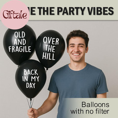 Funny Abusive Balloons | Fun Decoration for Adult Birthday Party (8 Pack Rated E