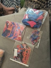 Spider Man Birthday Kit, Streamer Balloons Cake Topper Cup Cake Topper