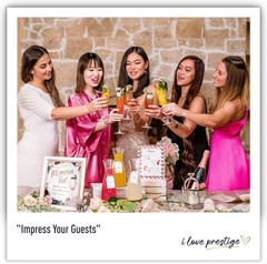 Mimosa Bar Brunch Decoration Kit with Signs, Banners, Labels for Birthday Party