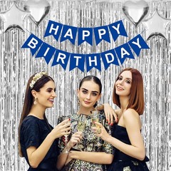 Birthday Party Decorations, Happy Birthday Banner for Women Girls Birthday Party