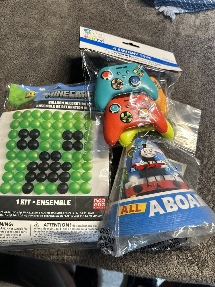 Party Supplies Thomas Train Minecraft Controllers New