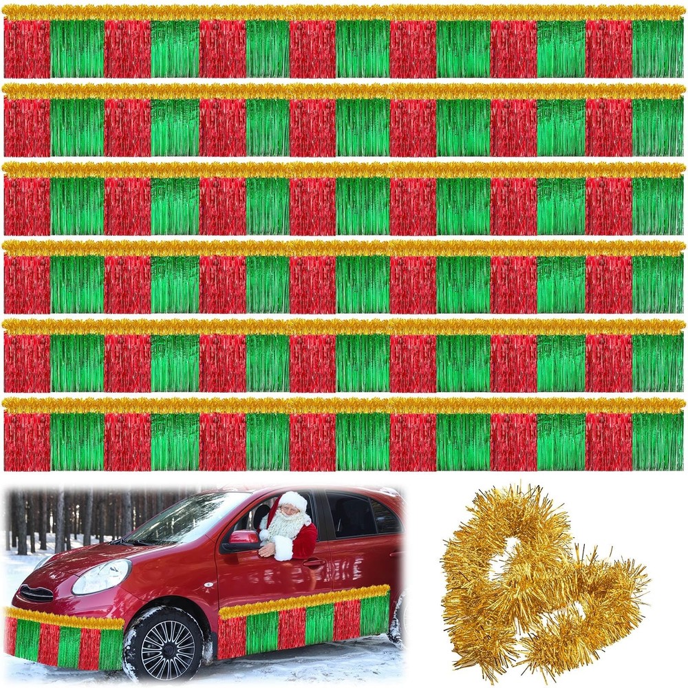 Juexica 20 Pcs St. Patrick’s Day Parade Float 6.56 feet, Red, Green, Gold