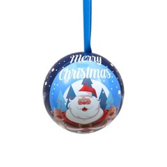 Christmas Tinplate Candy Box Pendant for Tree Decoration Candy for Case Gif
