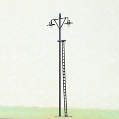 4 X HO Scale LED Yard Light Model Train Railroad Street Station Lamp-Post