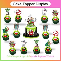 Ghostbusters Birthday Party Supplies Set Plates Balloons Cake Toppers Banner
