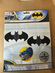 Batman Party Supplies by Design-ware Candles, Button, Party Game & Decoration