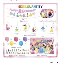disney princess birthday party decorations. See Photos