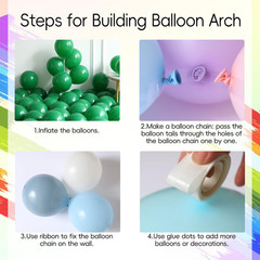 Green Caterpillar Balloon Garland Kit, Green Balloons with Fruit Butterfly Leaf