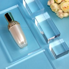 Clear Polished Acrylic Cube Cylinder Round Photo Props, Transparent Solid Acr…
