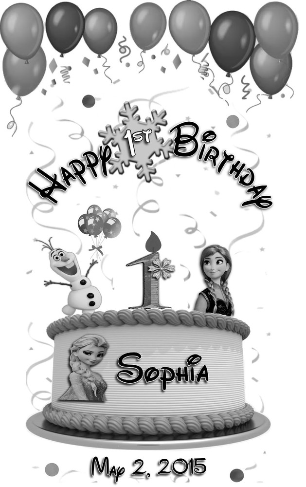10 Personalized Frozen Happy Birthday Luminaries Vellum Centerpieces Party Decor