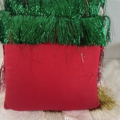 Packed Party Metallic Tinsel Fringe Decoration Red Green Gold Pink 14×14 New