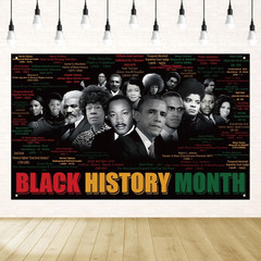 Black History Month Decorations Juneteenth Banner Pan African American Black His