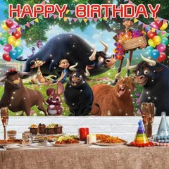 Ferdinand Birthday Decor Party SuppliesBanner Backdrop Poster Vinyl 5x3ft