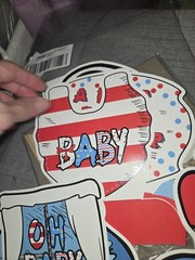Baby Shower Cat in Hat theme banner