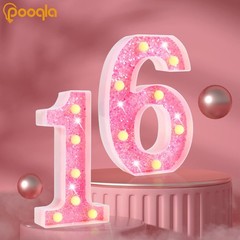 Marquee Numbers Lights for Her Pink Light Up Numbers for Sweet 16th Birthday …