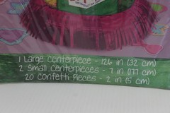 Lalaloopsy Table Decorating Kit 1 Large 2 Small Centerpieces 20 Confetti NEW