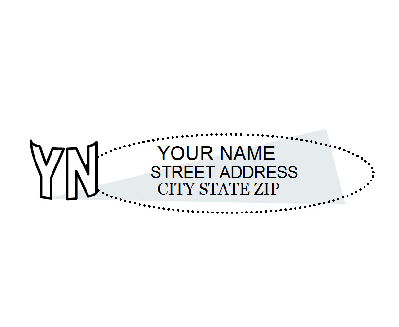 80 Personalized Return Address Name Labels Matte Stickers Letters