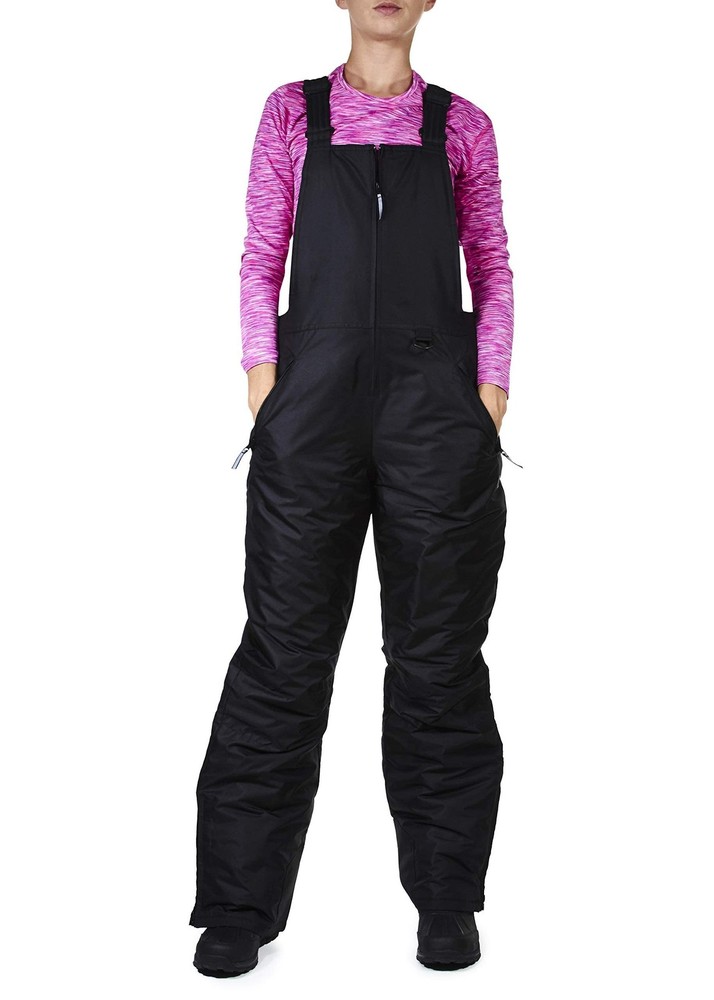 Arctic Quest Womens Ski Snow Bibs Pants Insulated Water Resistant Overalls Sn…