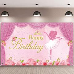 Ballerina Birthday Party Decorations 5 X 3 Ft Cute Ballet Photography Backdrops