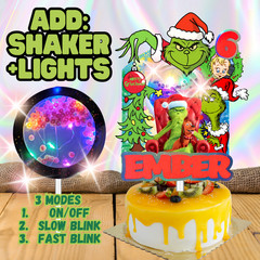 Grinchmas Xmas tableware party supplies decoration balloon centerpiece gift