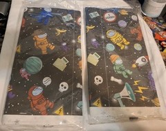 Among Us Paper Tablecover lot of 2 by amscan (NEW)