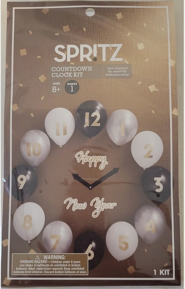 Target Balloon New Year’s Eve Countdown Clock Kit Party Decoration