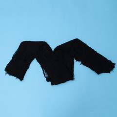 1 Pack Black Reusable Creepy Cloth Halloween Gauze for Spooky Party