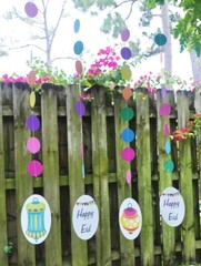 Eid Lanterns Party Multicolored Hanging Muslim Holiday Decorations (4 Pack)