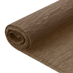 Crepe Paper, 7.9ft Long 20 Inch Wide Brown Crepe Paper Roll