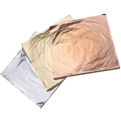 300 Pcs Imitation Gold Foil Metallic Leaf Craft Embossing Crafting