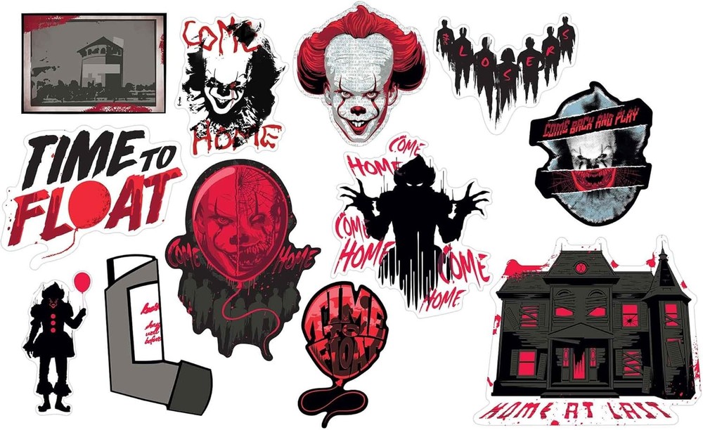 It Chapter 2 Movie Halloween Party Hanging Wall Decoration Paper Cutouts