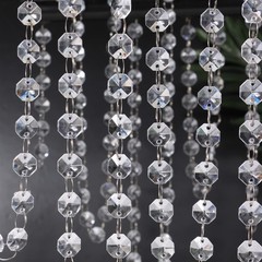 20 Pcs Chandelier Icicle Crystal Prisms Replacement for Lamp Decoration