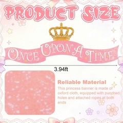 Once Upon a Time Banner Vintage Princess Magical Sign Fairy Tale Party Decor …