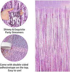 Purple Pink 10Th Birthday Decorations for Girls, Double Digits Birthday Party Su